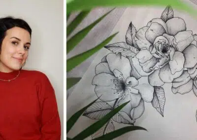 Amy Innocenzi: Crafting Intricate Botanical Tattoo Designs with Wacom One 12 