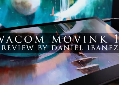 “The perfect 13 inch drawing tablet.” Artist Daniel Ibanez on the new Wacom Movink OLED pen display