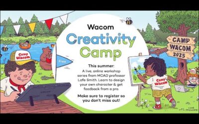 Learn character design during Wacom Creativity Camp 2025, a free online workshop series!