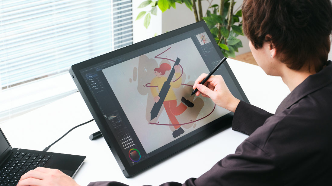 Cintiq 24 In-Use Laptop