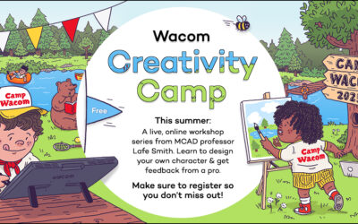 Want to learn character design? Join us for Creativity Camp, a free online workshop series!