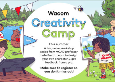 US Home (FY43) 2 Want to learn character design? Join us for Creativity Camp, a free online workshop series!