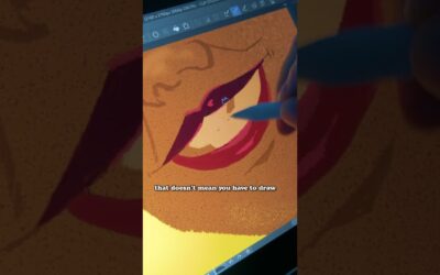 😬 Nobody wants their characters looking accidentally creepy… #howtodraw#madewithWacom