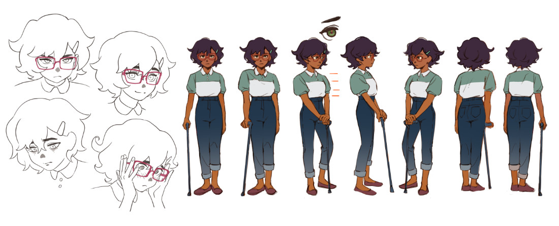 studio adore maria character turnaround