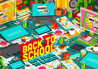 Tyler Pate on his creative journey and his inspiration for the dynamic Wacom Back to School 2025 feature artwork
