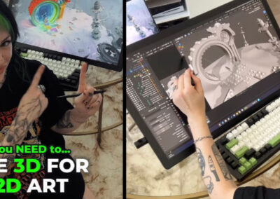 Why 2D artists should use 3D tools, with Kelly Daley
