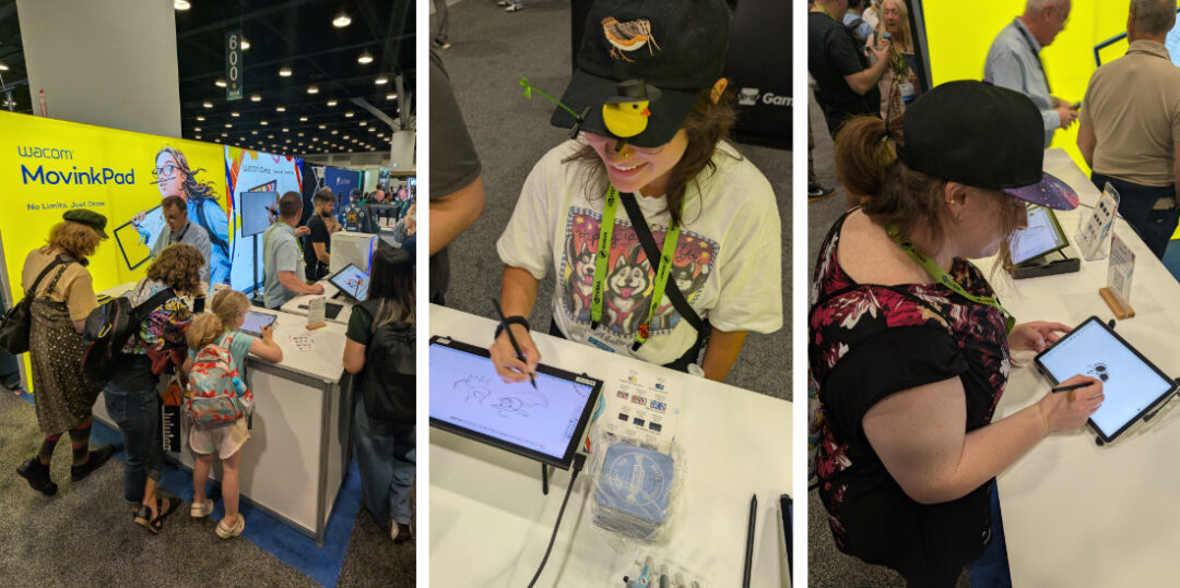 Wacom was EVERYWHERE in August! 2 SIGGRAPH 1