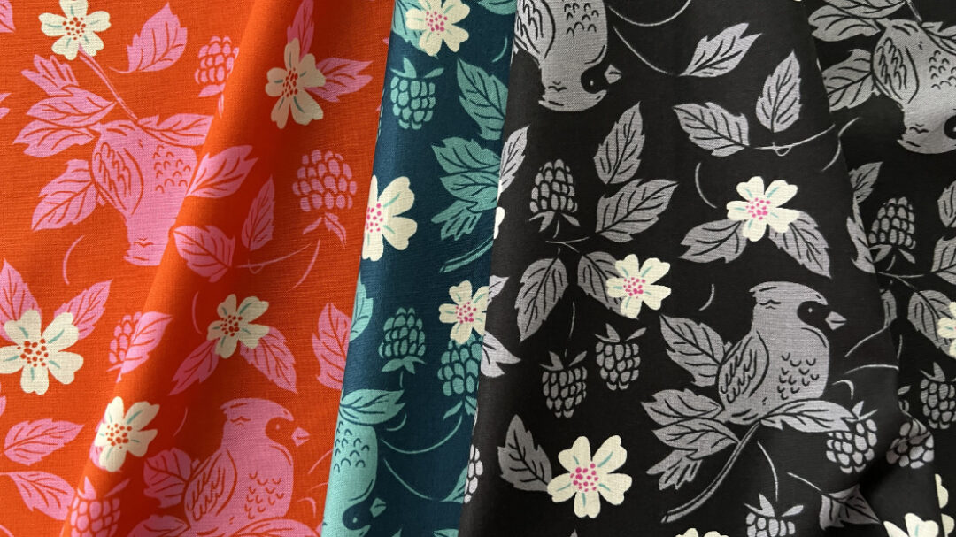 How Sarah Watts builds creative connections through fabric design 7 Sarah Watts cardinal fabric