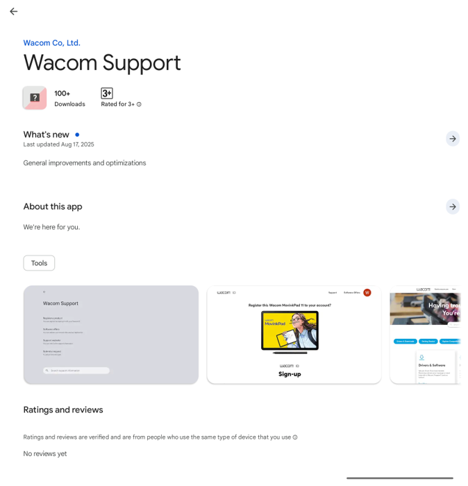 How to access the included Clip Studio Paint software trials on your new MovinkPad all-in-one portable pen tablet 3 Wacom Support App Update