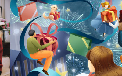 Sparking Someone’s Story: How illustrator Weitong Mai created the look and feel of Wacom’s 2025 Holiday campaign