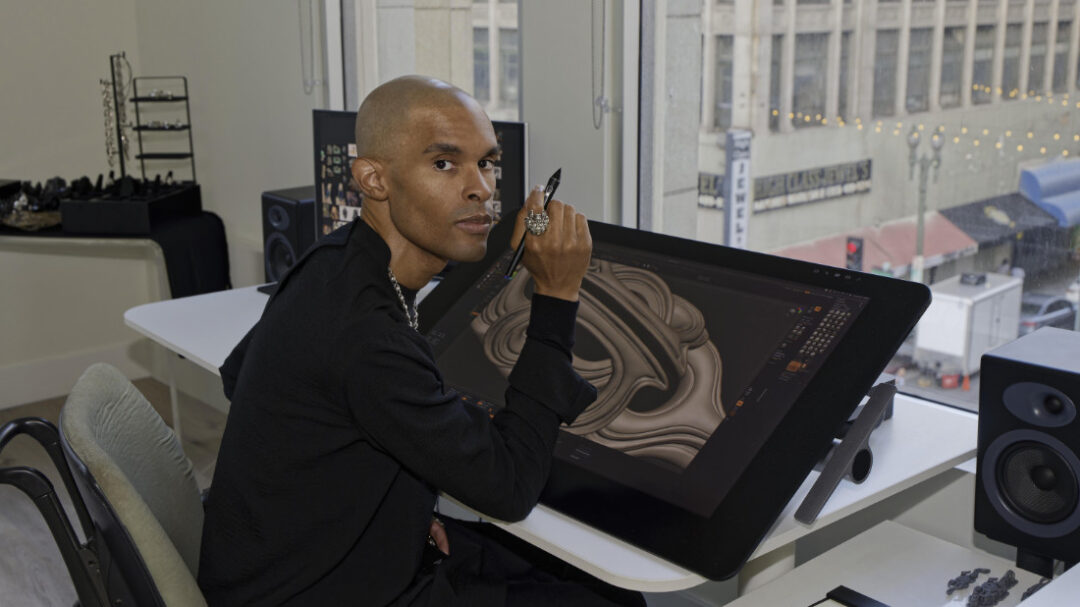 Quincy at Cintiq Pro