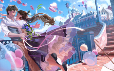 How Eunbi Kang created this charmingly romantic Valentine’s Day illustration on Wacom Movink 13