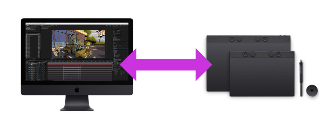 Driver arrow Mac to Intuos Pro