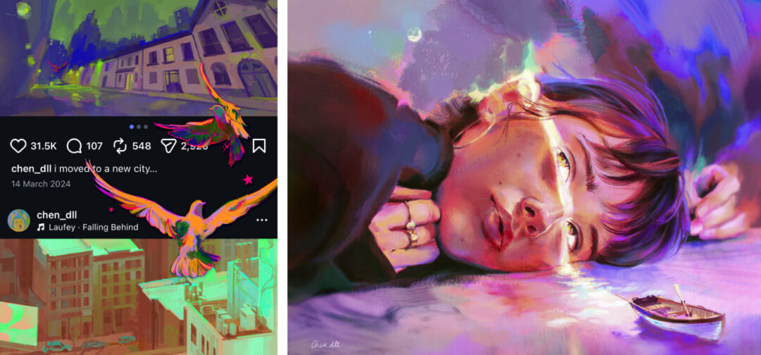 Artist Yi Chen Hock on choosing an engineering degree over art school, how she developed her unique style, and the importance of humor in art