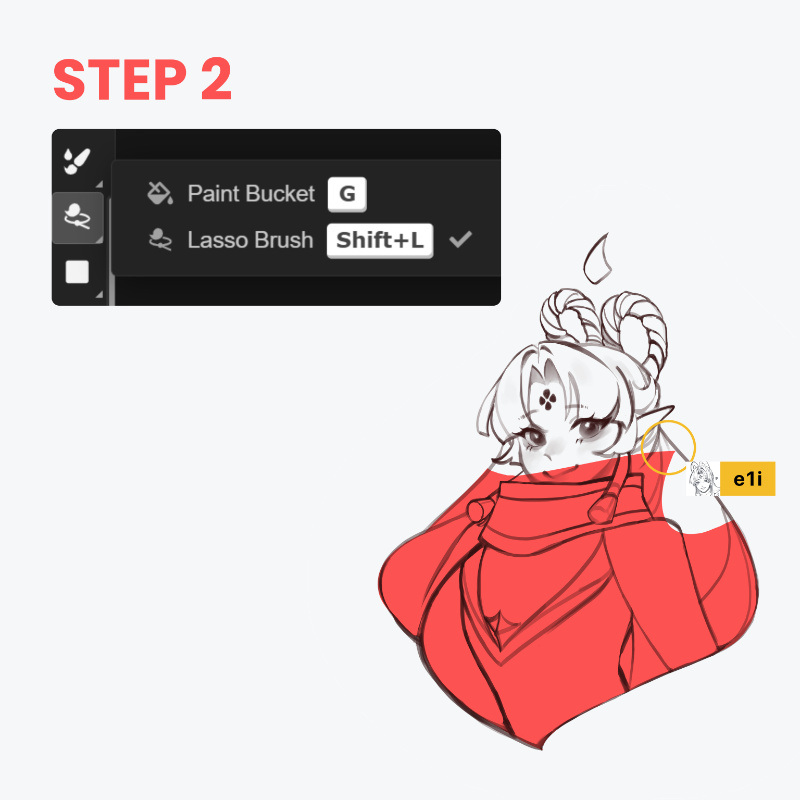 Eli Magma Base Colors Tutorial Step 2