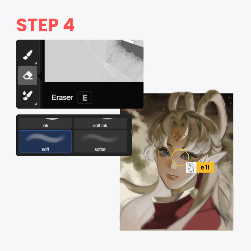 How to create a "soft effect" for your illustrations in Magma 4 Eli Soft Effect Magma Tutorial 4