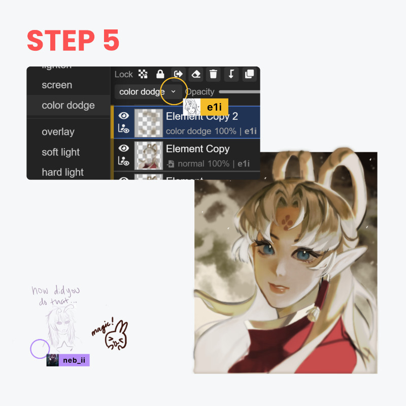 How to create a "soft effect" for your illustrations in Magma 5 Eli Soft Effect Magma Step 5