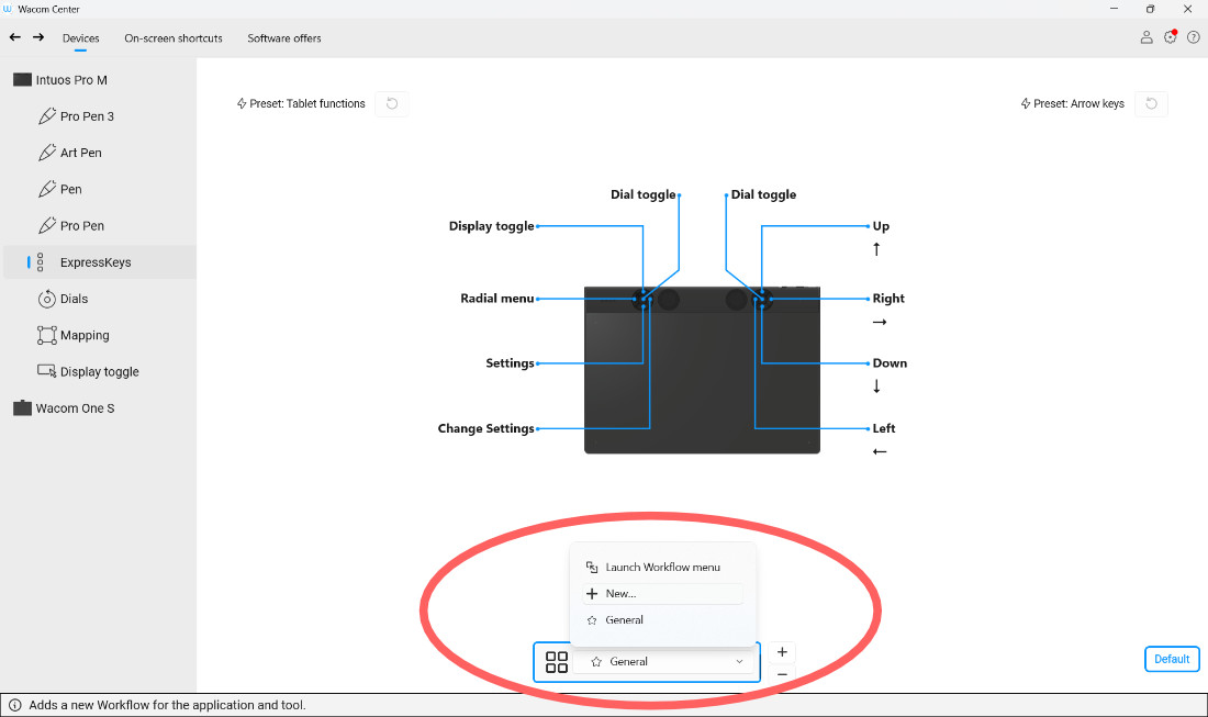 Workflow Driver Setting
