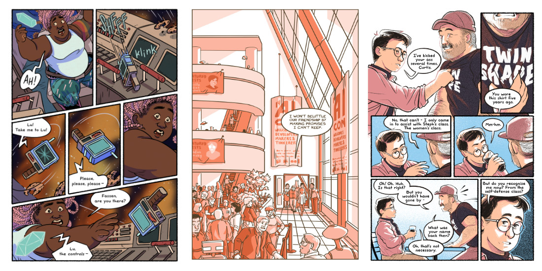 Blue Delliquanti Comic examples
