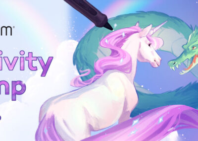 Explore Wacom content 1 Join us for a FREE character design workshop, starting July 8!