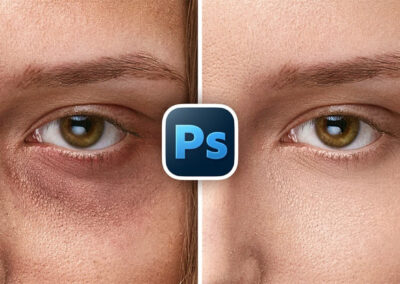 Human-powered Photoshop lessons with PiXimperfect: How to remove eye bags