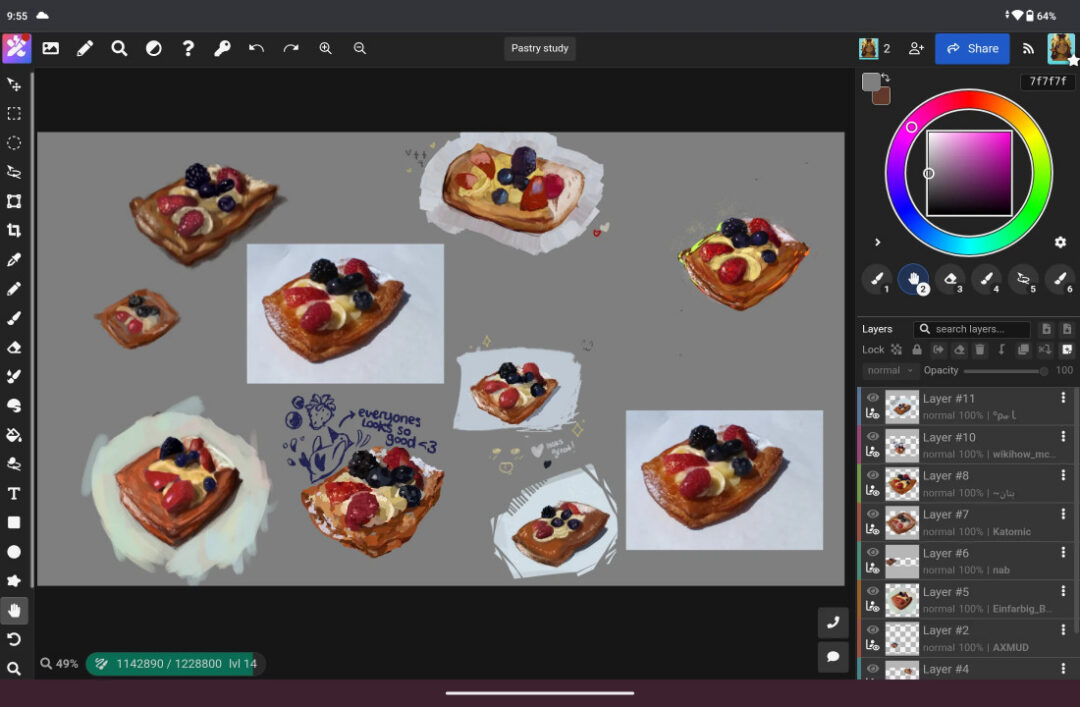 Sad_Banana_MovinkPad11_Pastry Study 2