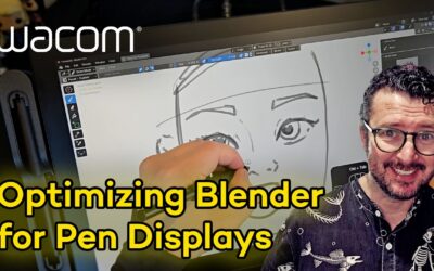 Optimizing Blender for Wacom Cintiq pen displays, with Paul Caggegi