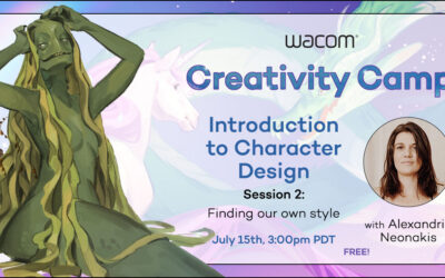 Wacom Creativity Camp, our FREE character design workshop, is back on July 15th!