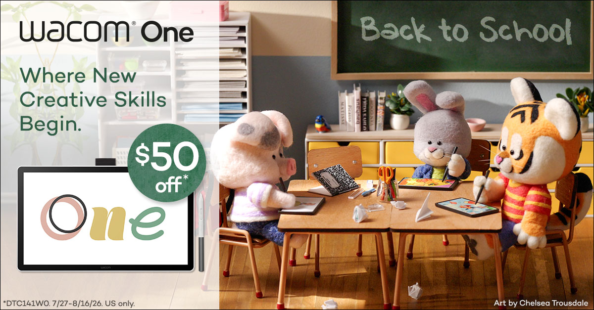 Wacom One 14 Display - Back to School promo