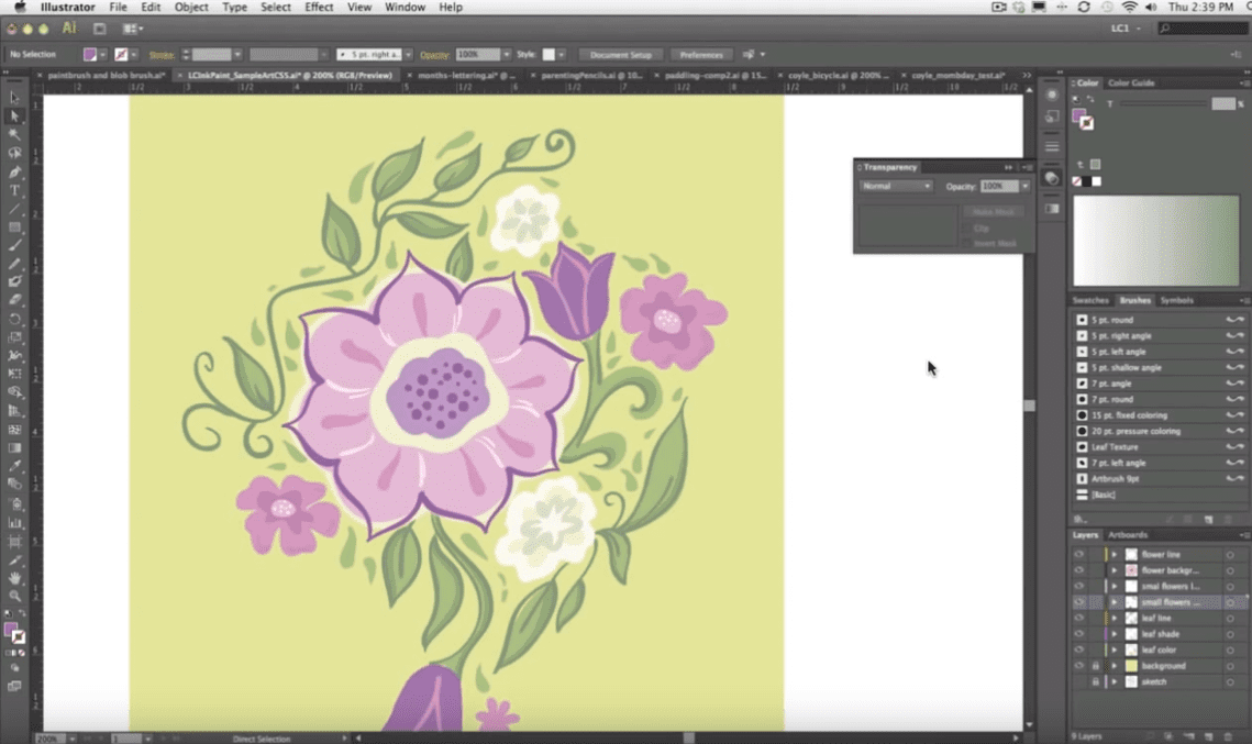 adobe illustrator with wacom tablet