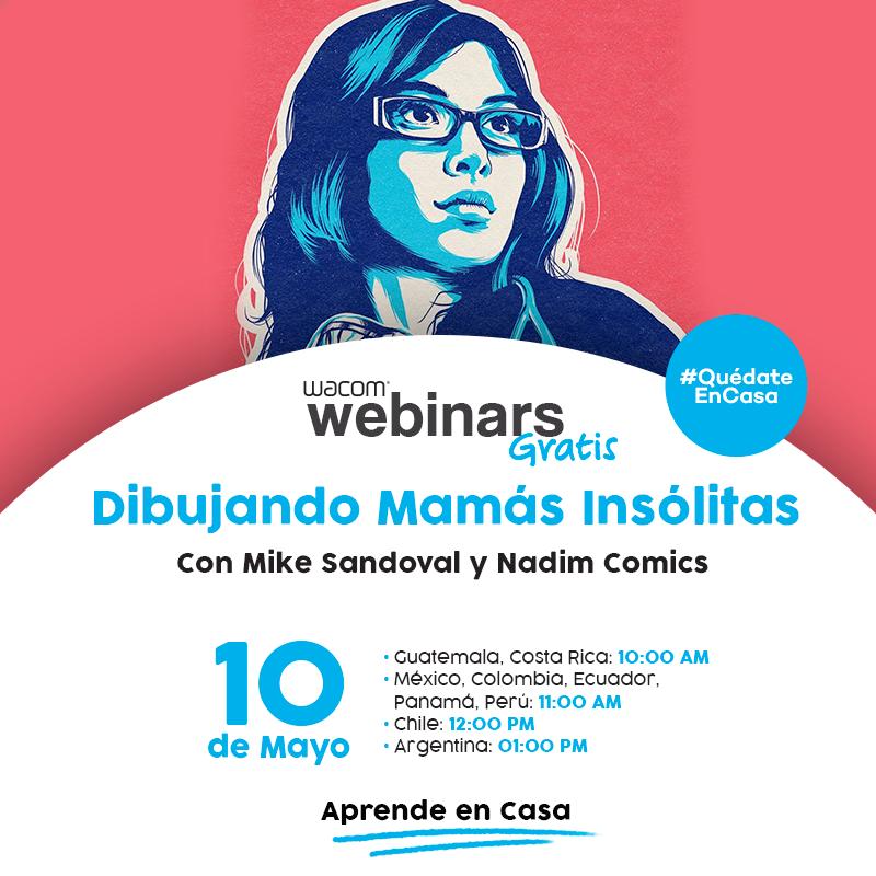 Wacom Webinar Dibujando mamás insólitas