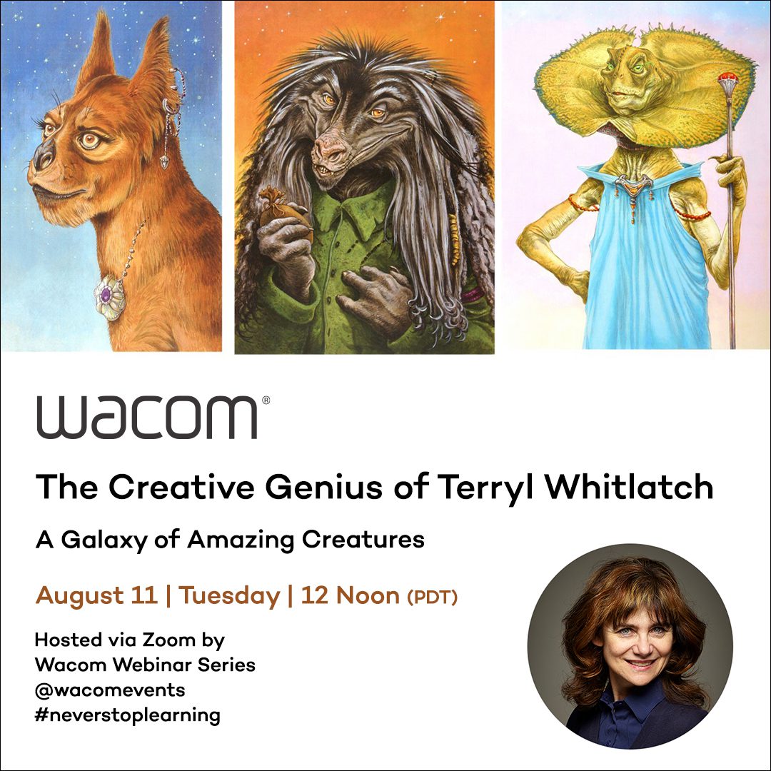 Wacom Webinar Series: Elephants in Space – A look into the creative process of illustrator, Terryl Whitlatch