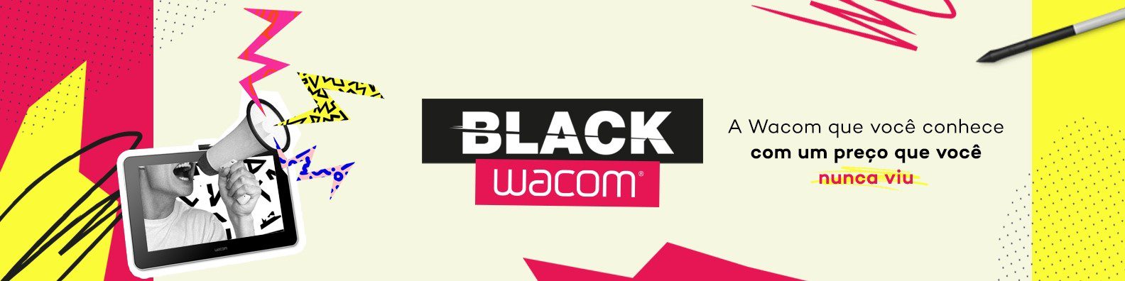 Wacom prepara black week com lives e descontos em seus produtos