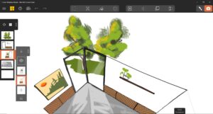 Corner Room Window Sketch