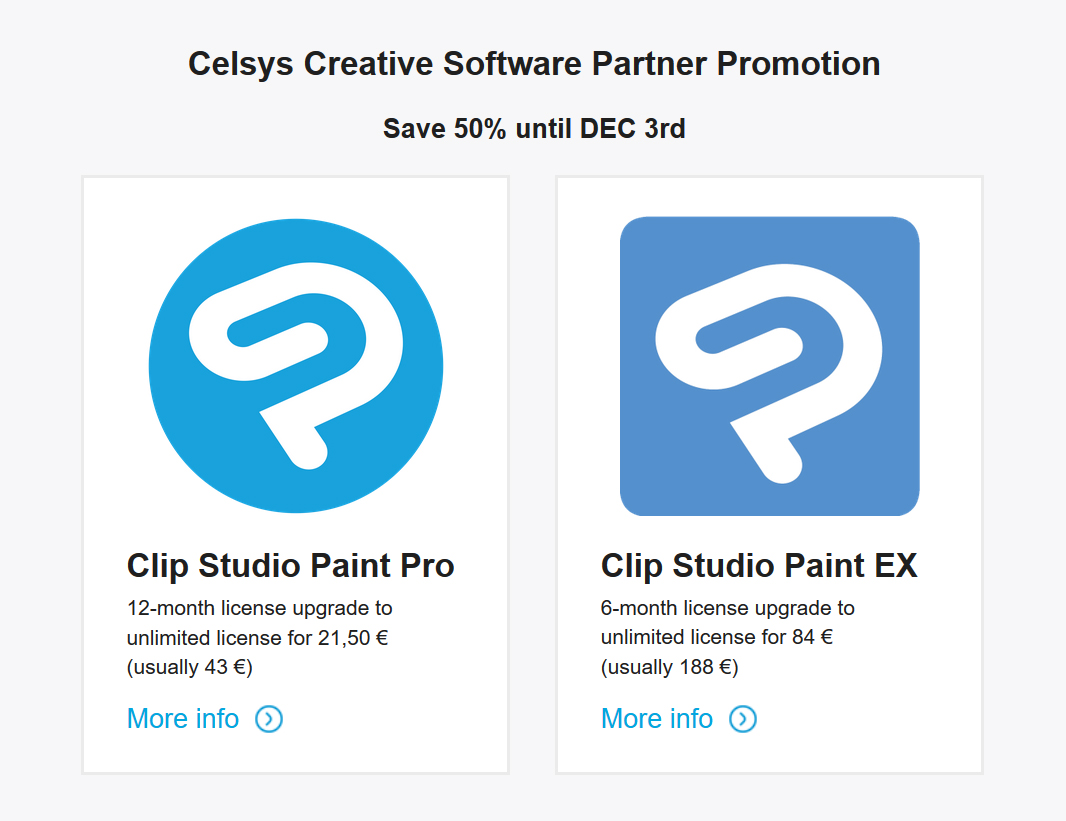 Celsys Creative Software Partner Promotion