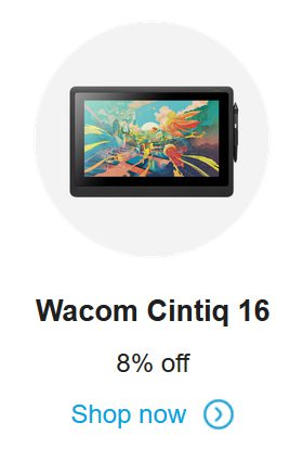 Wacom Cintiq 16 Cyber Weekend Deal 8