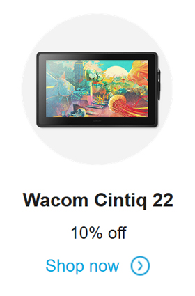 Wacom Cintiq 22 Cyber Weekend Deal