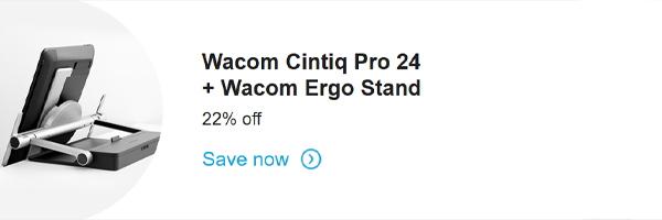 Wacom Cintiq Pro 24 Ergo Stand Cyber Weekend