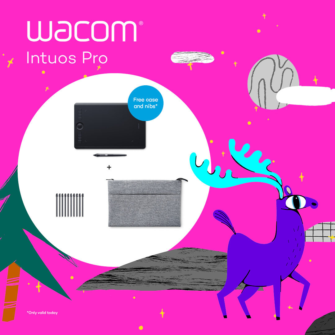 10th dec Christmas Intuos Pro and accessories SoMe post EN