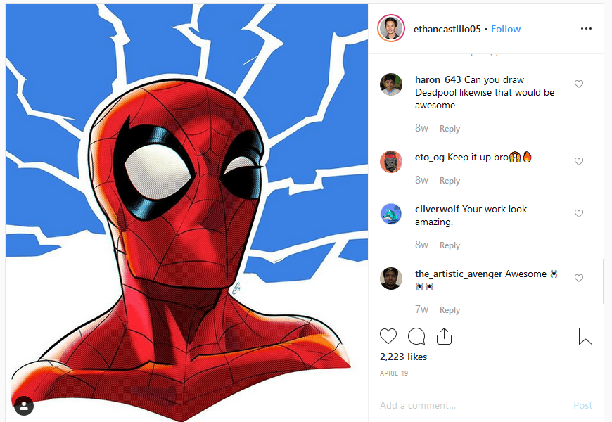 Ethan Castillo Instagram