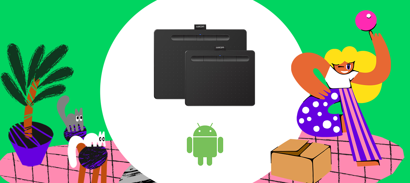 Wacom now #ComesWith Android support