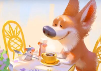 Playing with light, color and corgis. The artistry and whimsy of Lynn Chen.