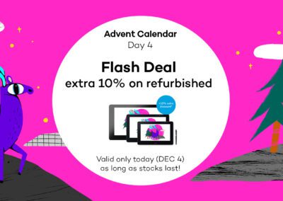 Advent Calendar [4] – Flash Deal on refurbished Wacom Cintiq Pro family