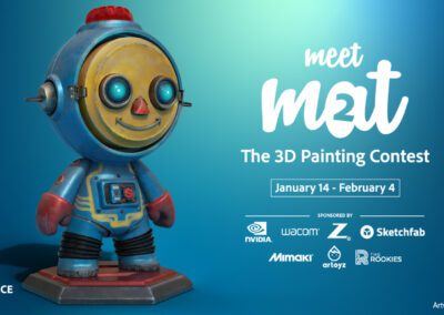 Contest time for Adobe's Substance Painter: Meet MAT 2: The 3D Painting Contest