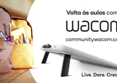 Volta às aulas com a Wacom e professores digitais.