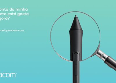 A ponta da caneta está gasta. E agora?