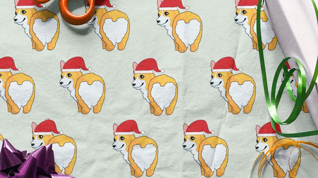 Dog-santa-print Dog-santa-print